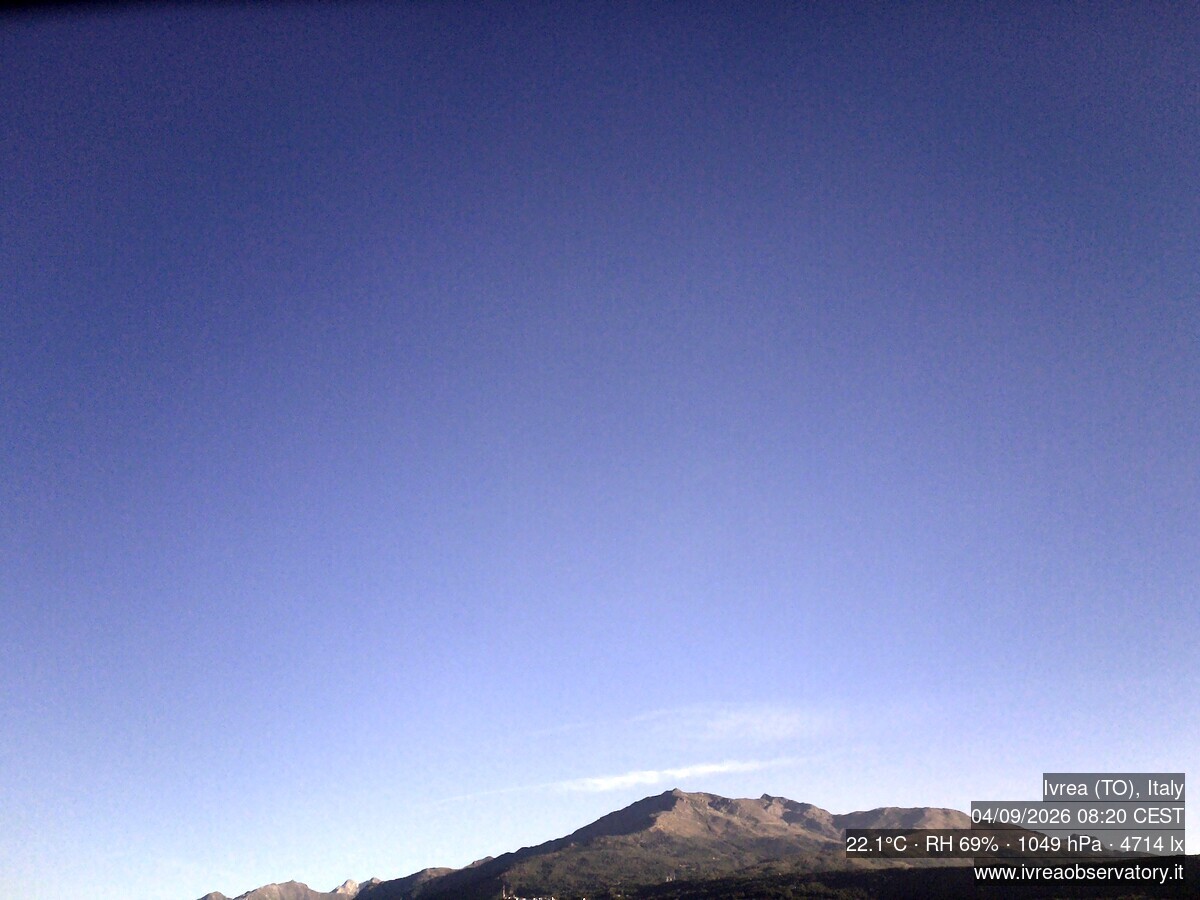 SkyCam live - Ivrea Observatory